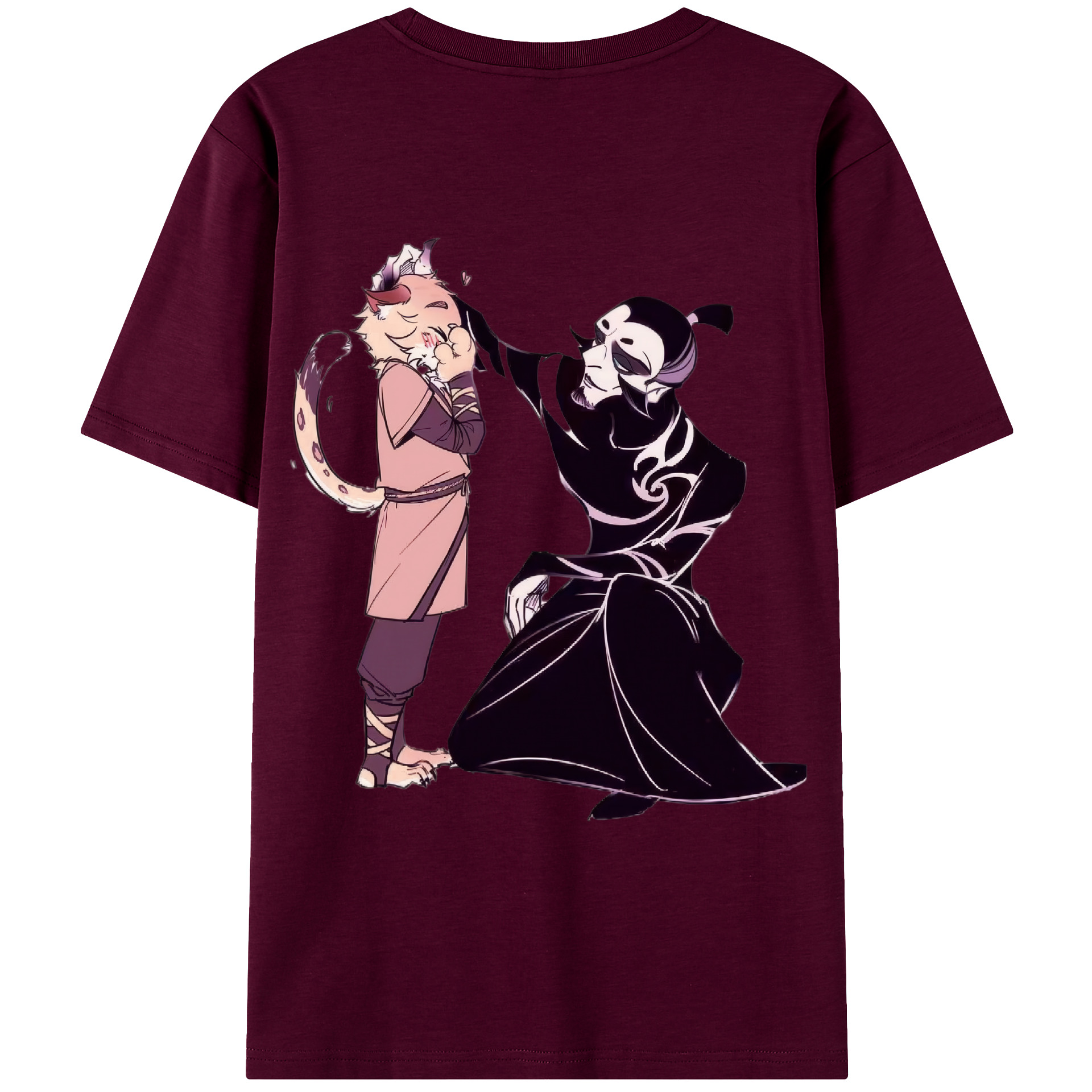 （画像用） Ne Zha 2 ナタ 魔童の大暴れ レディース半袖Tシャツ(バックプリント)
